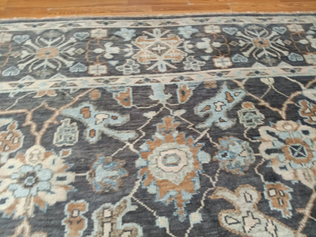 10’ x 14’ Ft. Stunning Turkish Bohemian Oushak Contemporary Hand Knotted Wool Area Rug - BR3145