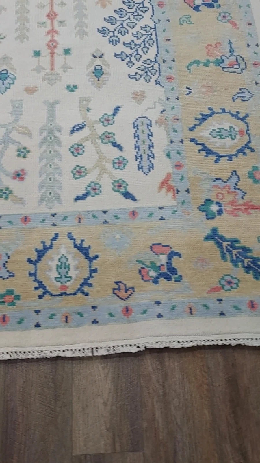 8' x 10' Ft. Turkish Bohemian Oushak Contemporary Hand Knotted Wool Rug - BR2511