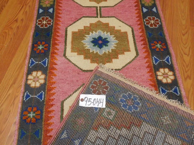 2.6' x 8' Ft. Contemporary Turkish Oushak Bohemian Hand Knotted Wool Runner – BR3031