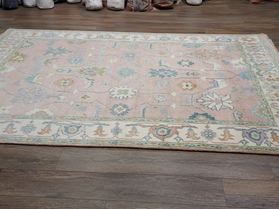 6' x 9' Ft. Contemporary Turkish Oushak Bohemian Hand Knotted Wool Rug - BR2635