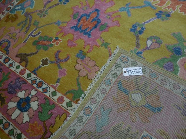 8' x 10' Ft. Contemporary Turkish Oushak Bohemian Hand Knotted Wool Rug - BR2643