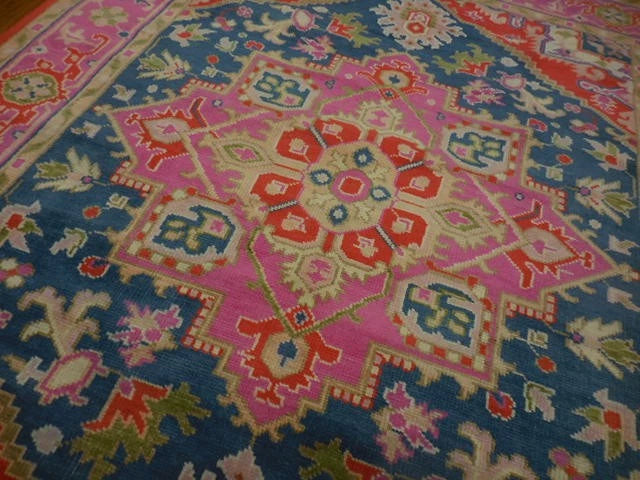 8' x 10' Ft. Contemporary Turkish Oushak Bohemian Hand Knotted Wool Rug - BR3012