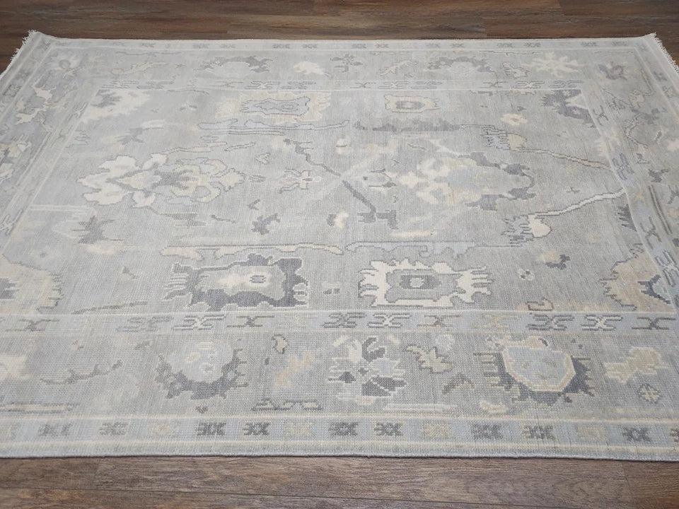 6' x 9' Ft. Contemporary Turkish Oushak Bohemian Hand Knotted Wool Rug - BR2642