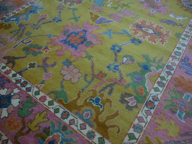 8' x 10' Ft. Contemporary Turkish Oushak Bohemian Hand Knotted Wool Rug - BR2643