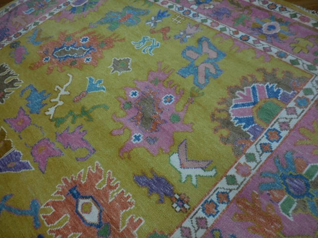 8' x 10' Ft. Contemporary Turkish Oushak Bohemian Hand Knotted Wool Rug - BR2643