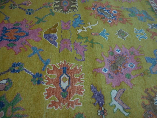 8' x 10' Ft. Contemporary Turkish Oushak Bohemian Hand Knotted Wool Rug - BR2643