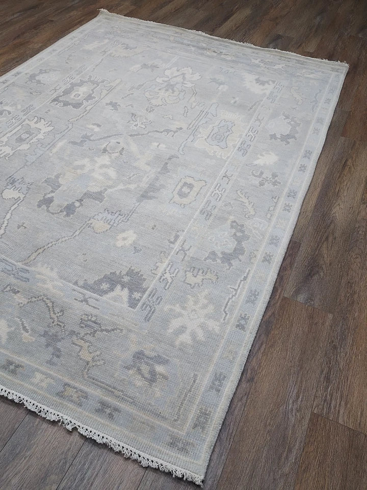 6' x 9' Ft. Contemporary Turkish Oushak Bohemian Hand Knotted Wool Rug - BR2642