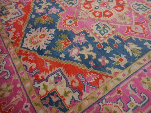 8' x 10' Ft. Contemporary Turkish Oushak Bohemian Hand Knotted Wool Rug - BR3012