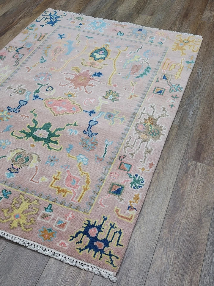 2’ x 3’ Ft. Contemporary Turkish Oushak Bohemian Hand Knotted Wool Small Area Rug - BR2651