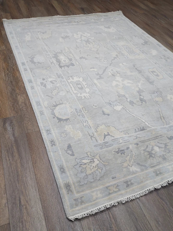 6' x 9' Ft. Contemporary Turkish Oushak Bohemian Hand Knotted Wool Rug - BR2642