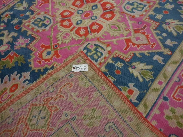 8' x 10' Ft. Contemporary Turkish Oushak Bohemian Hand Knotted Wool Rug - BR3012