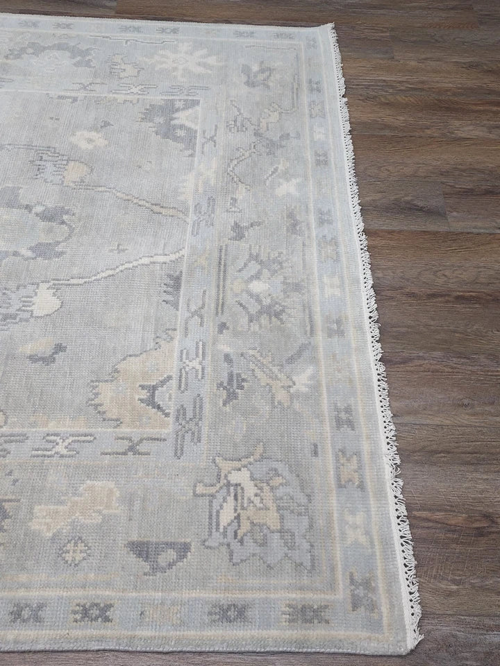 6' x 9' Ft. Contemporary Turkish Oushak Bohemian Hand Knotted Wool Rug - BR2642
