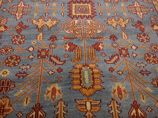 8' x 10' Ft. Contemporary Turkish Oushak Bohemian Hand Knotted Wool Rug - BR2668
