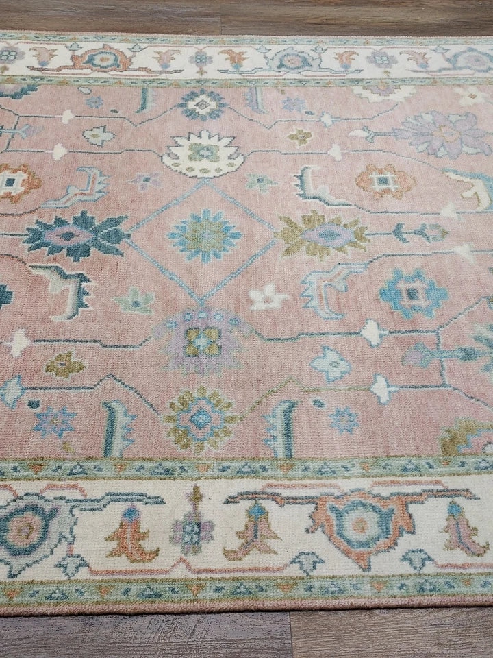 6' x 9' Ft. Contemporary Turkish Oushak Bohemian Hand Knotted Wool Rug - BR2635