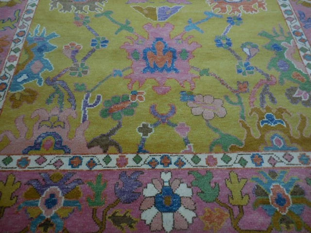 8' x 10' Ft. Contemporary Turkish Oushak Bohemian Hand Knotted Wool Rug - BR2643