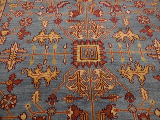 8' x 10' Ft. Contemporary Turkish Oushak Bohemian Hand Knotted Wool Rug - BR2668