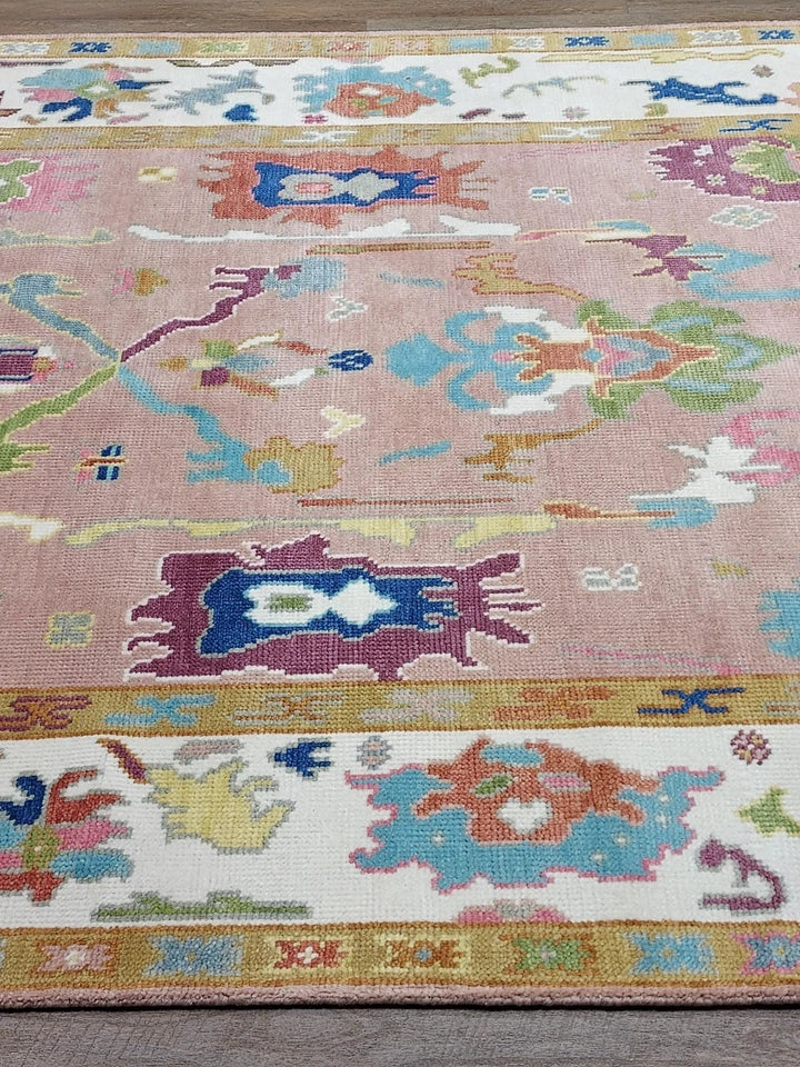 6' x 9' Ft. Contemporary Turkish Oushak Bohemian Hand Knotted Wool Rug - BR2634
