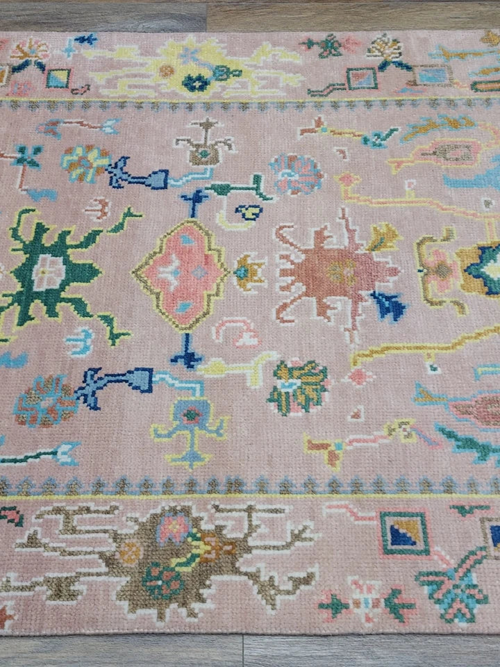 2’ x 3’ Ft. Contemporary Turkish Oushak Bohemian Hand Knotted Wool Small Area Rug - BR2651