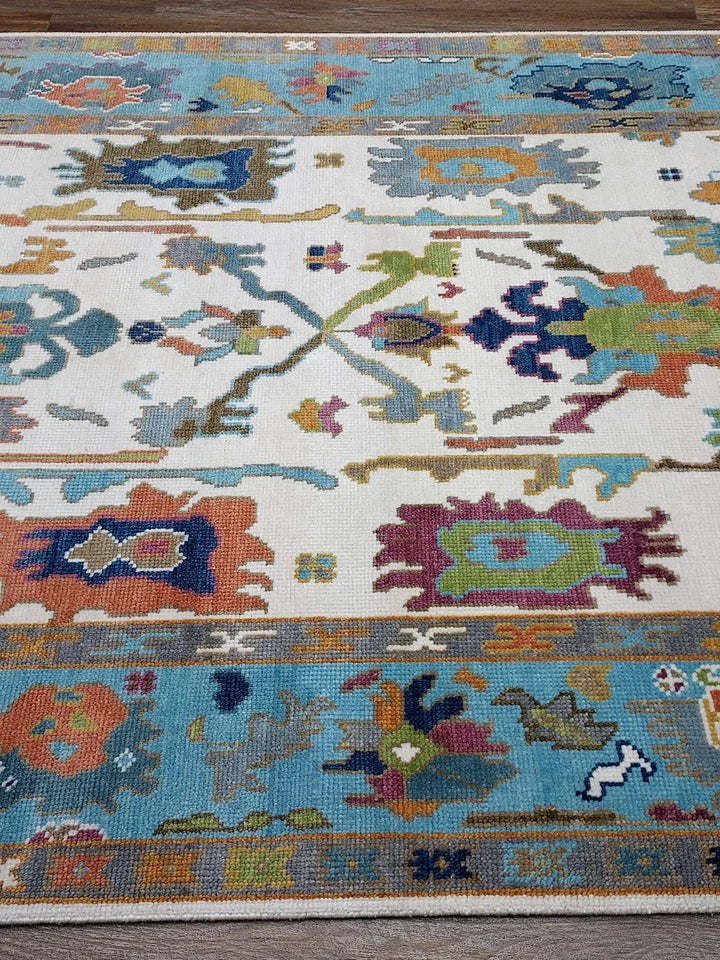 6' x 9' Ft. Contemporary Turkish Oushak Bohemian Hand Knotted Wool Rug - BR2640