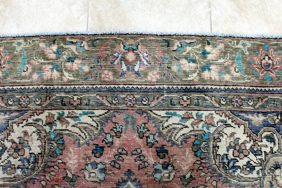 10' x 8' Ft. Elegant Antique Persian Tabriz Hand Knotted Wool Large Area Rug BR125