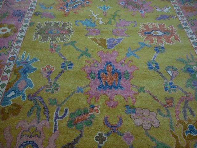 8' x 10' Ft. Contemporary Turkish Oushak Bohemian Hand Knotted Wool Rug - BR2643
