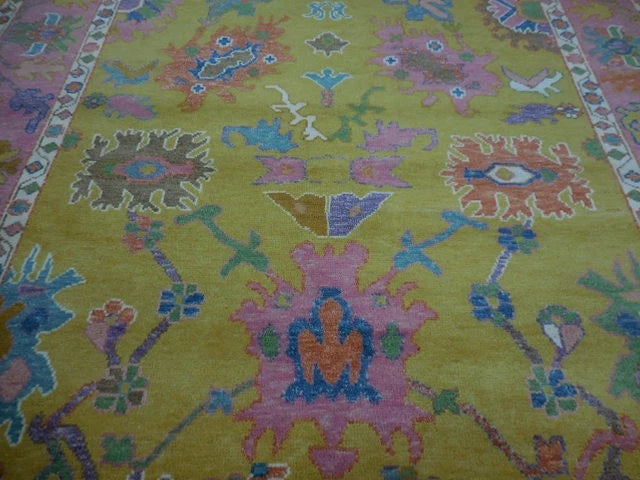 8' x 10' Ft. Contemporary Turkish Oushak Bohemian Hand Knotted Wool Rug - BR2643
