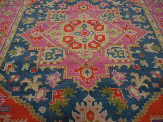 8' x 10' Ft. Contemporary Turkish Oushak Bohemian Hand Knotted Wool Rug - BR3012