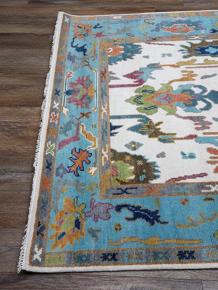 6' x 9' Ft. Contemporary Turkish Oushak Bohemian Hand Knotted Wool Rug - BR2640