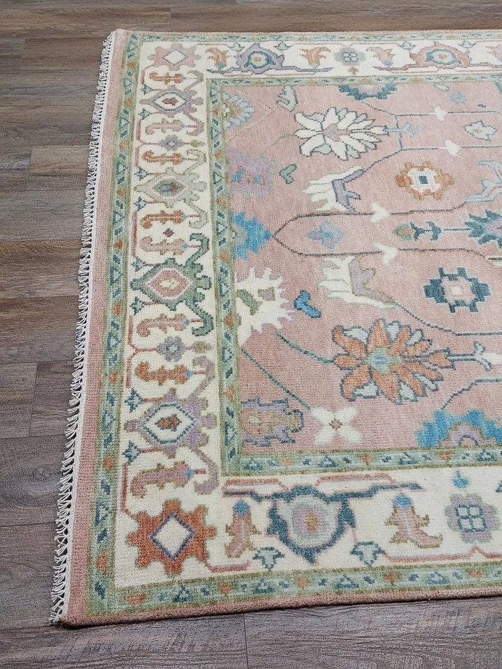 6' x 9' Ft. Contemporary Turkish Oushak Bohemian Hand Knotted Wool Rug - BR2635