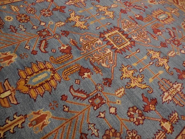 8' x 10' Ft. Contemporary Turkish Oushak Bohemian Hand Knotted Wool Rug - BR2668