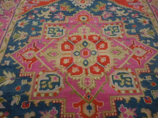 8' x 10' Ft. Contemporary Turkish Oushak Bohemian Hand Knotted Wool Rug - BR3012