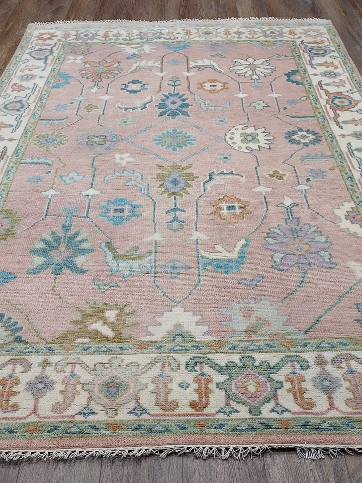 6' x 9' Ft. Contemporary Turkish Oushak Bohemian Hand Knotted Wool Rug - BR2635