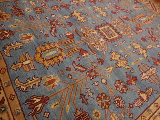 8' x 10' Ft. Contemporary Turkish Oushak Bohemian Hand Knotted Wool Rug - BR2668