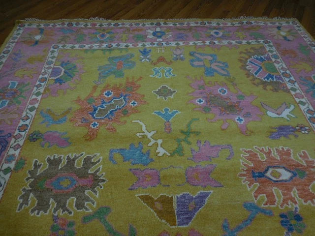 8' x 10' Ft. Contemporary Turkish Oushak Bohemian Hand Knotted Wool Rug - BR2643