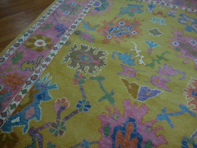 8' x 10' Ft. Contemporary Turkish Oushak Bohemian Hand Knotted Wool Rug - BR2643
