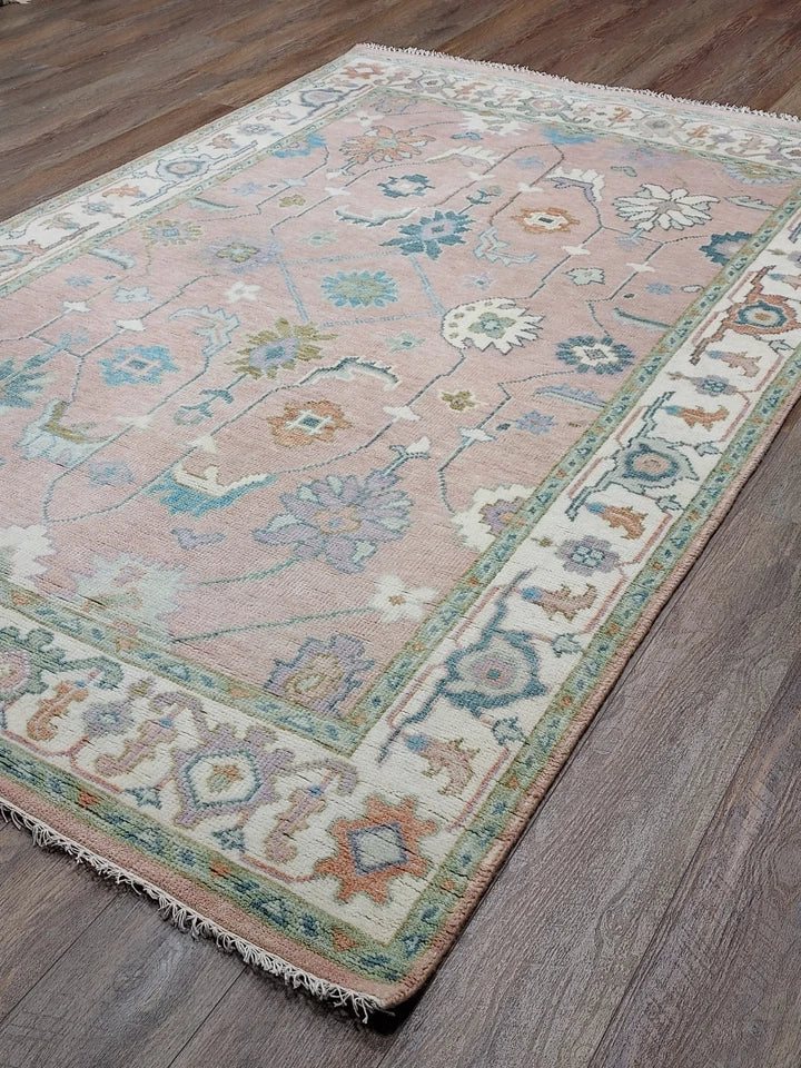 6' x 9' Ft. Contemporary Turkish Oushak Bohemian Hand Knotted Wool Rug - BR2635