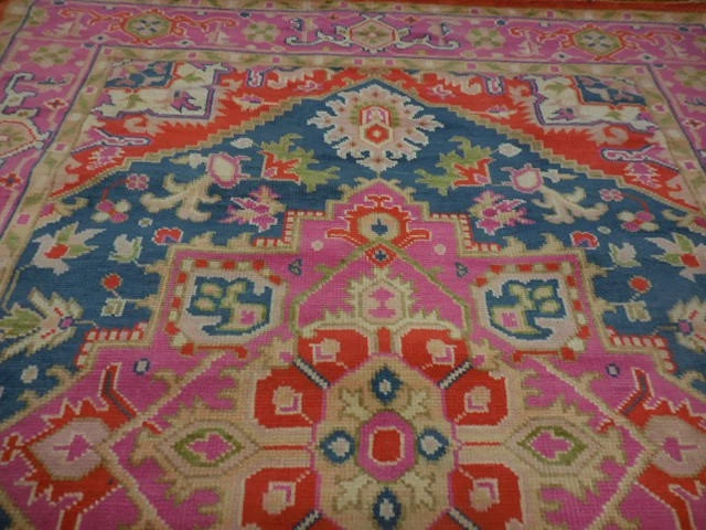 8' x 10' Ft. Contemporary Turkish Oushak Bohemian Hand Knotted Wool Rug - BR3012