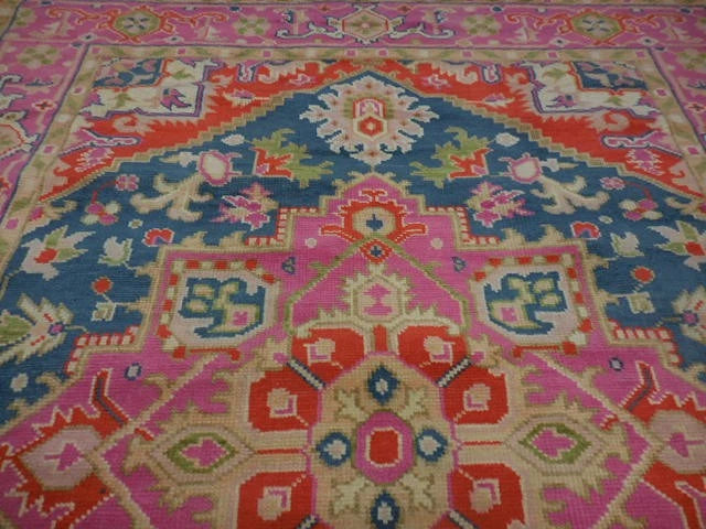8' x 10' Ft. Contemporary Turkish Oushak Bohemian Hand Knotted Wool Rug - BR3012