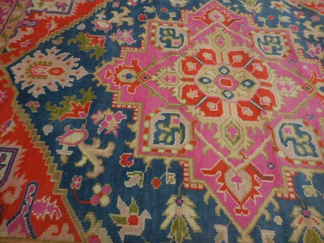 8' x 10' Ft. Contemporary Turkish Oushak Bohemian Hand Knotted Wool Rug - BR3012